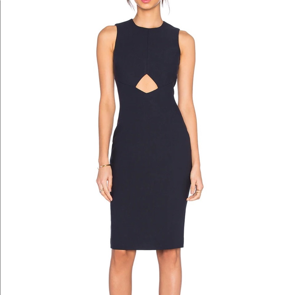 Elizabeth and James Sapphire Dress in Navy